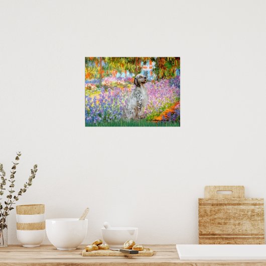 English Setter 1 - Garten Poster (Küche)