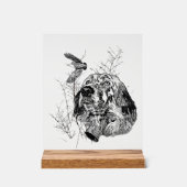 English Setter Acrylschild (Vorderseite)