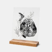 English Setter Acrylschild (Winkel)