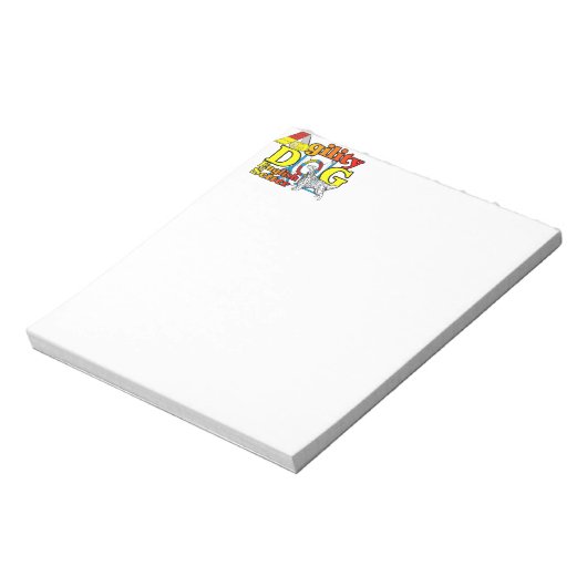 English Setter Agility Notizblock (Rotiert)