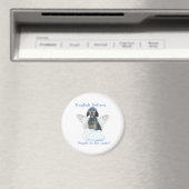 English Setter Angel - Magnet (In Situ (Geschirrspüler))