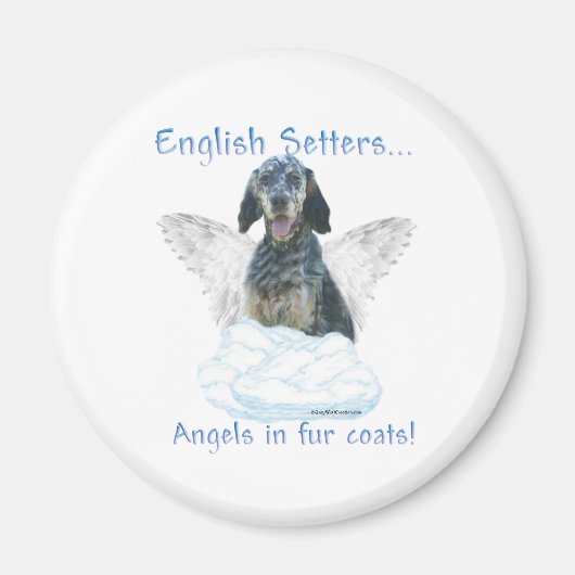English Setter Angel - Magnet (Vorne)
