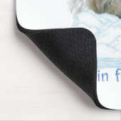 English Setter Angel Mousepad (Ecke)