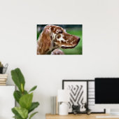 English Setter Art Prints Poster (Heimbüro)