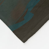 English Setter Beach Surfgrafik Fleecedecke (Ecke)