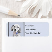 English Setter Blue Belton Malerei Hund Art (Insitu)