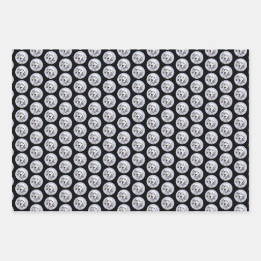 English Setter Blue Belton Malerei Hund Art Geschenkpapier Set (Vorderseite 3)