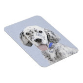 English Setter Blue Belton Malerei Hund Art Magnet (Rechte Seite)