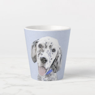 English Setter Blue Belton Malerei Hund Art Milchtasse