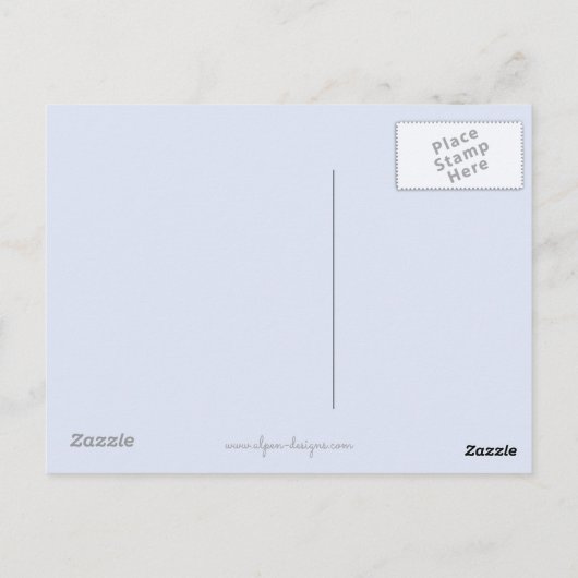 English Setter Blue Belton Malerei Hund Art Postkarte (Rückseite)