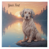 English Setter by Lake Fliese (Vorderseite)