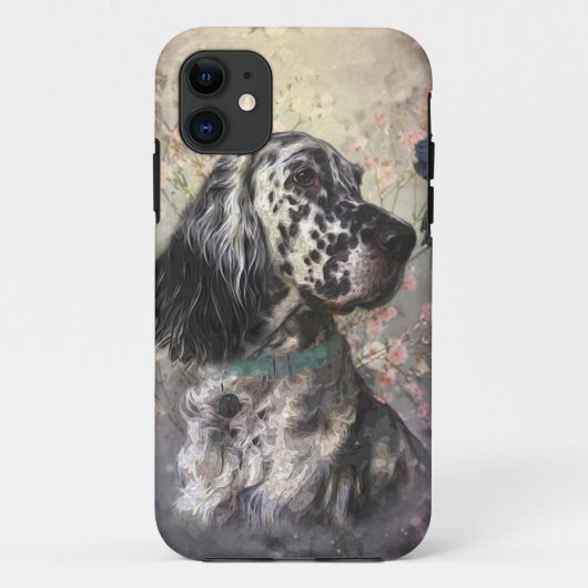 English Setter Case-Mate iPhone Hülle (Rückseite)