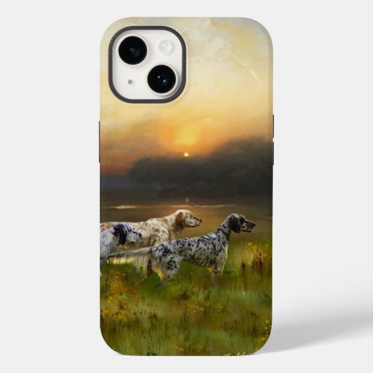 English Setter Case-Mate iPhone Hülle (Rückseite)
