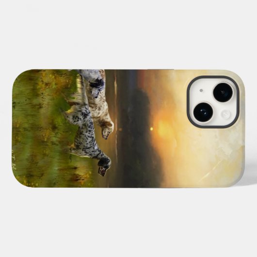 English Setter Case-Mate iPhone Hülle (Rückseite (Horizontal))