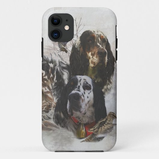 English Setter Case-Mate iPhone Hülle (Rückseite)