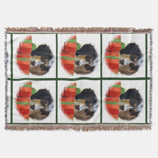 English Setter Christmas Decke (Vorderseite)