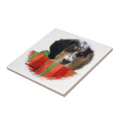 English Setter Christmas Fliese (Seite)