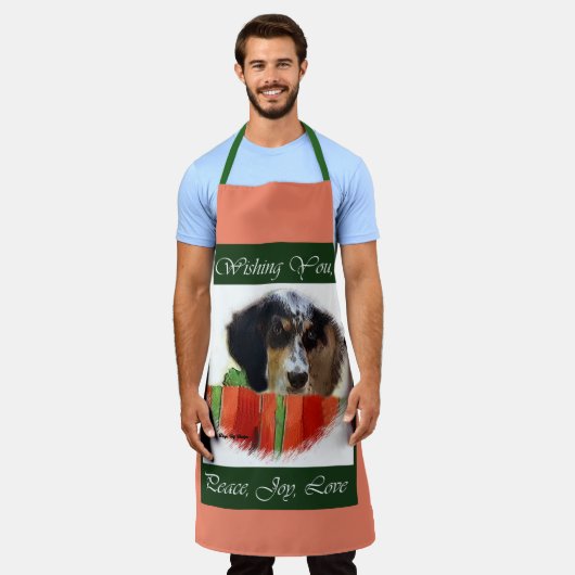 English Setter Christmas Geschenke Schürze (Getragen)