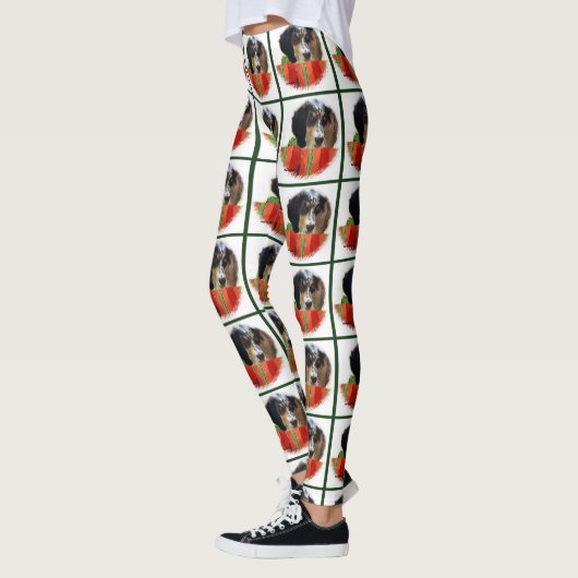 English Setter Christmas Leggings (Links)