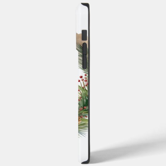 English Setter Christmas Wreath Festivals Case-Mate iPhone Hülle (Rückseite / Links)