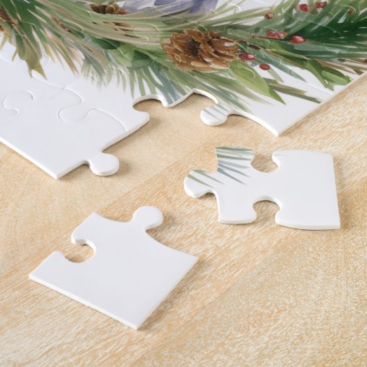 English Setter Christmas Wreath Festivals Puzzle (Seite)