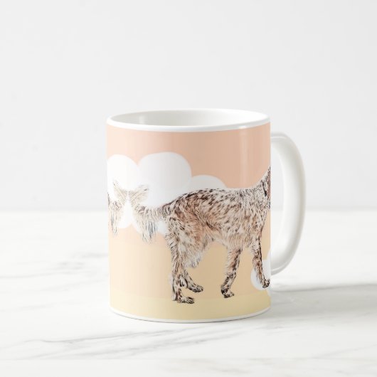 English Setter Coffee Mug Kaffeetasse (VorderseiteRechts)