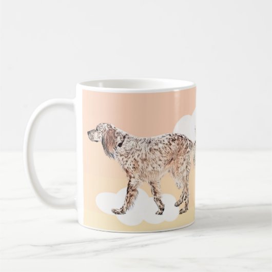 English Setter Coffee Mug Kaffeetasse (Links)