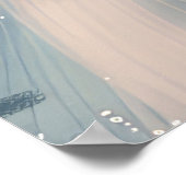 English Setter Dog Riding Motorrad Weihnachten Poster (Ecke)