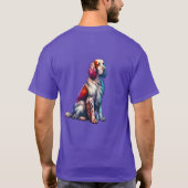English Setter Dog T-Shirt (Rückseite)
