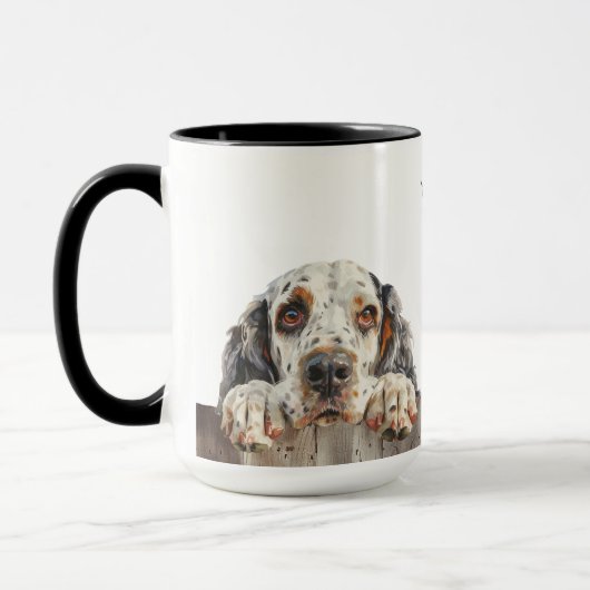 English Setter Dog Tasse (Links)
