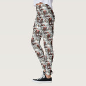 English Setter Dog Weihnachtsfest Leggings (Links)