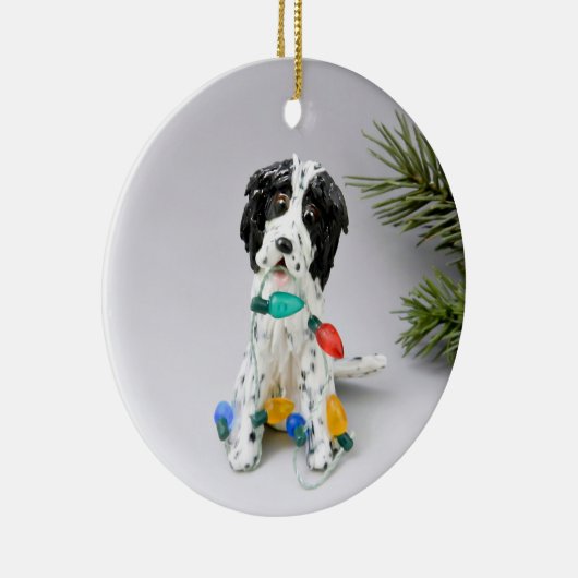 English Setter Dog Weihnachtsschmuck (Rechts)
