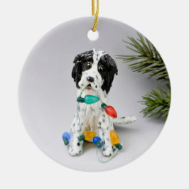 English Setter Dog Weihnachtsschmuck