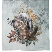 English Setter Duschvorhang (Vorderseite)