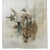 English Setter Duschvorhang (Vorderseite)