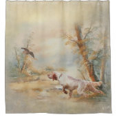 English Setter Duschvorhang (Vorderseite)