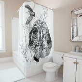 English Setter Duschvorhang (Beispiel)