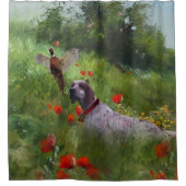 English Setter Duschvorhang (Vorderseite)