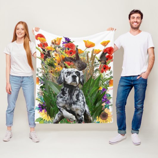 English Setter Fleece Blanket (Beispiel)