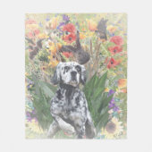 English Setter Fleecedecke (Vorderseite)