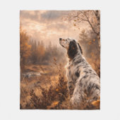 English Setter Fleecedecke (Vorderseite)