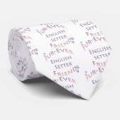 English Setter Furever Krawatte (Gerollt)