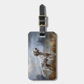 English Setter Gepäckanhänger (Vorderseite vertikal)