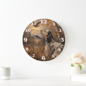 English Setter Große Wanduhr (Zuhause)