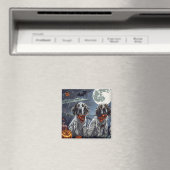 English Setter Halloween Spooky Magnet (In Situ (Geschirrspüler))