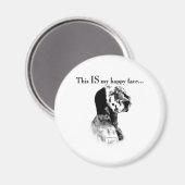 English Setter Happy Face - Magnet (Vorderseite/Rückseite)