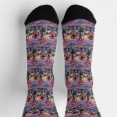 English Setter Hund Valentinstag Socken (Oben)