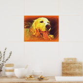English Setter Jagdhund Poster (Küche)