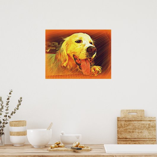 English Setter Jagdhund Poster (Küche)