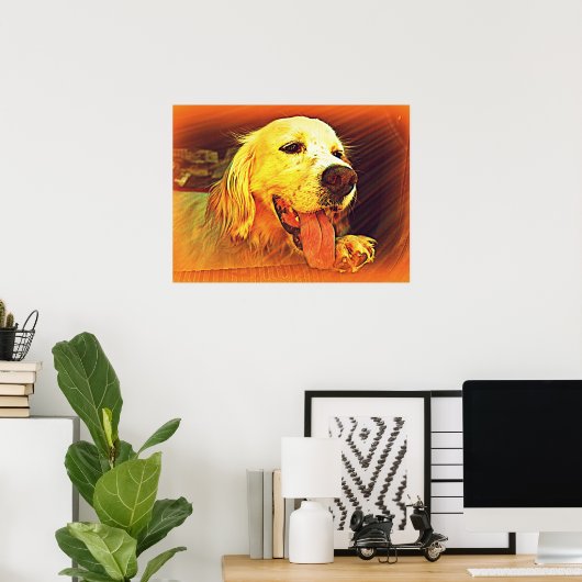 English Setter Jagdhund Poster (Heimbüro)